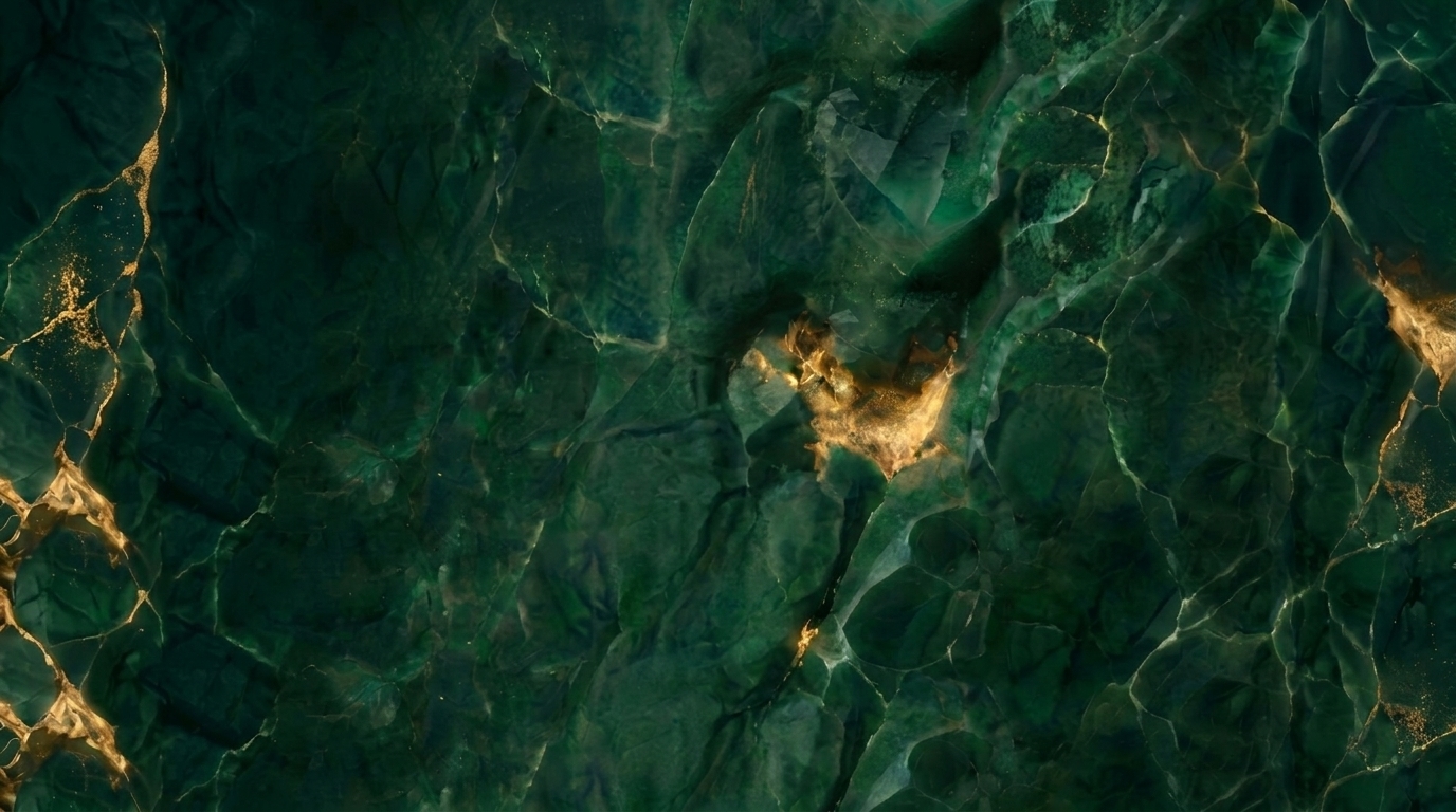 Symmetry Mineral Emerald & Molten Gold Atmosphere